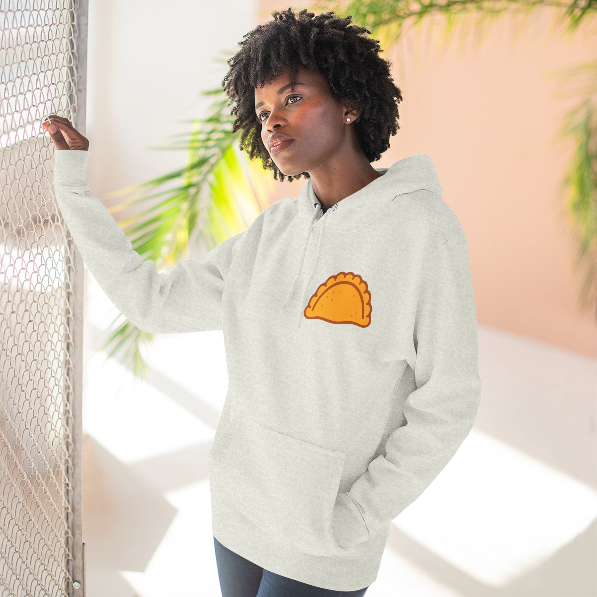 Pierogi Love Language Fleece Hoodie