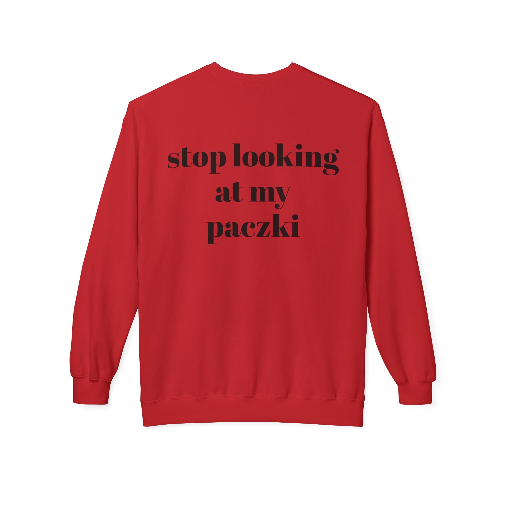 Crewneck Sweatshirt with Funny Paczki Boobs Design