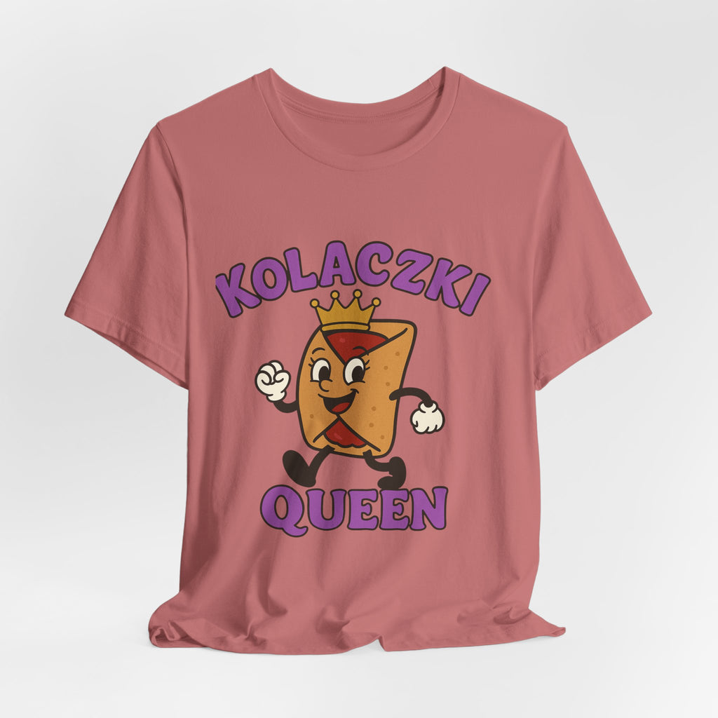 Kolaczki Queen T-Shirt | Polish Pastry Cartoon Tee