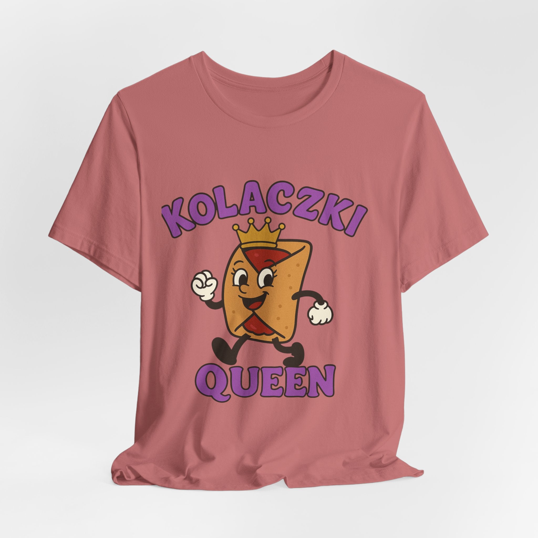Kolaczki Queen T-Shirt | Polish Pastry Cartoon Tee