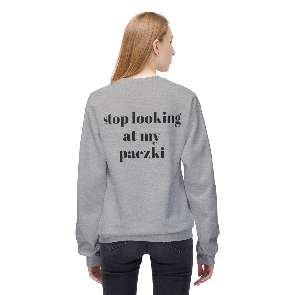 Crewneck Sweatshirt with Funny Paczki Boobs Design
