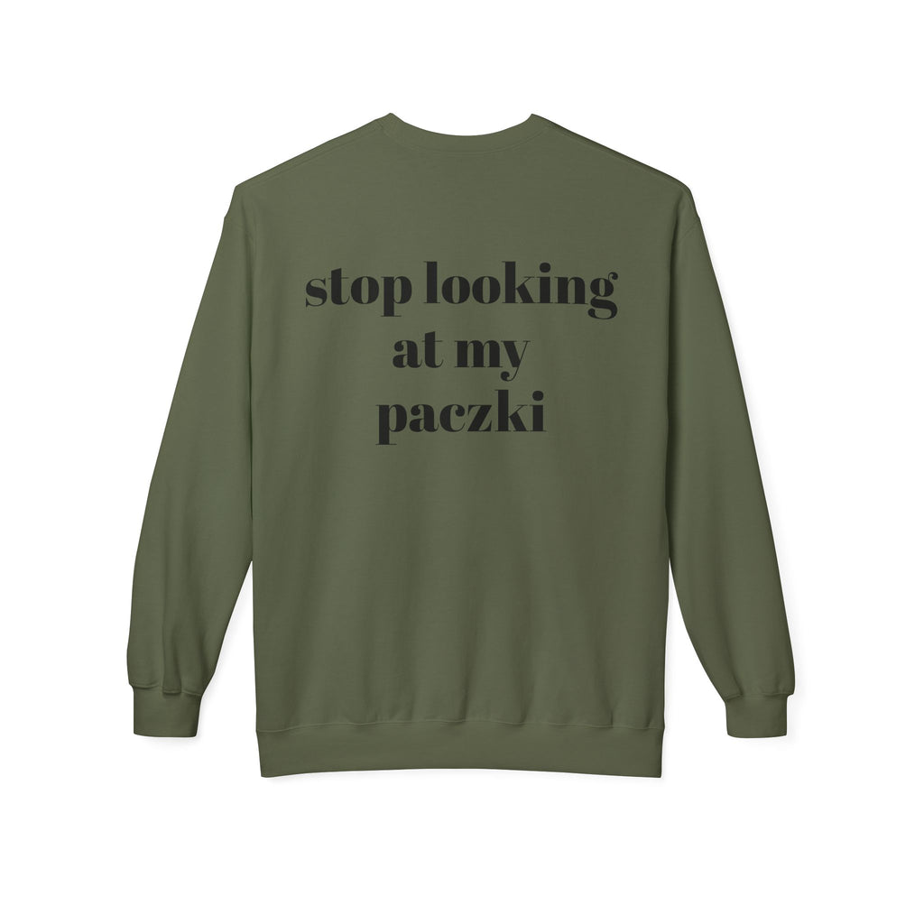 Crewneck Sweatshirt with Funny Paczki Boobs Design