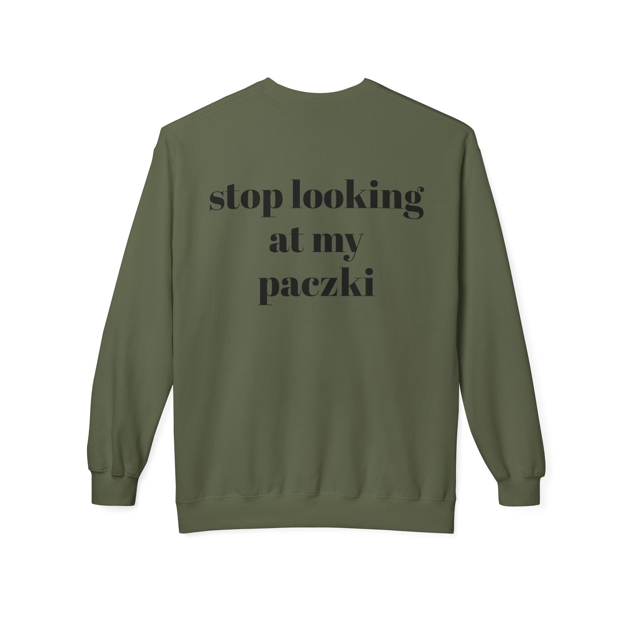 Crewneck Sweatshirt with Funny Paczki Boobs Design