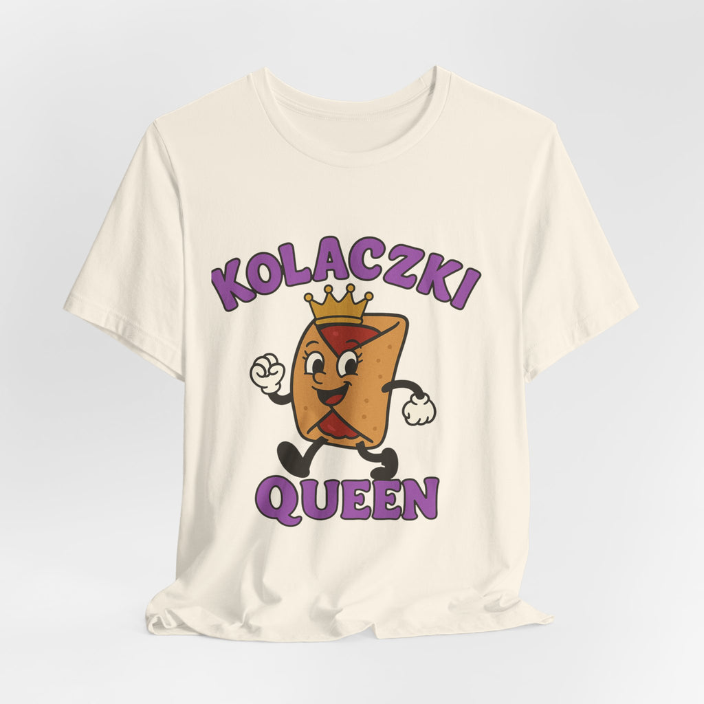 Kolaczki Queen T-Shirt | Polish Pastry Cartoon Tee
