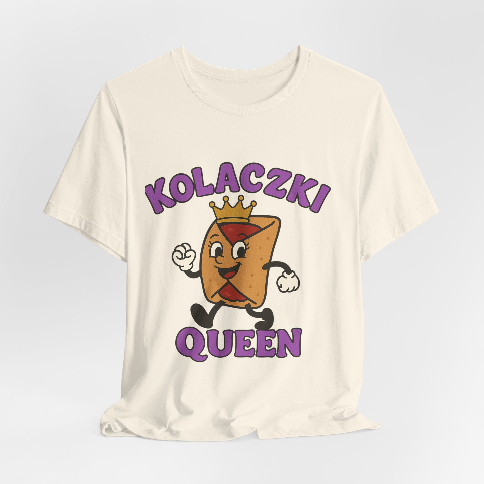 Kolaczki Queen T-Shirt | Polish Pastry Cartoon Tee
