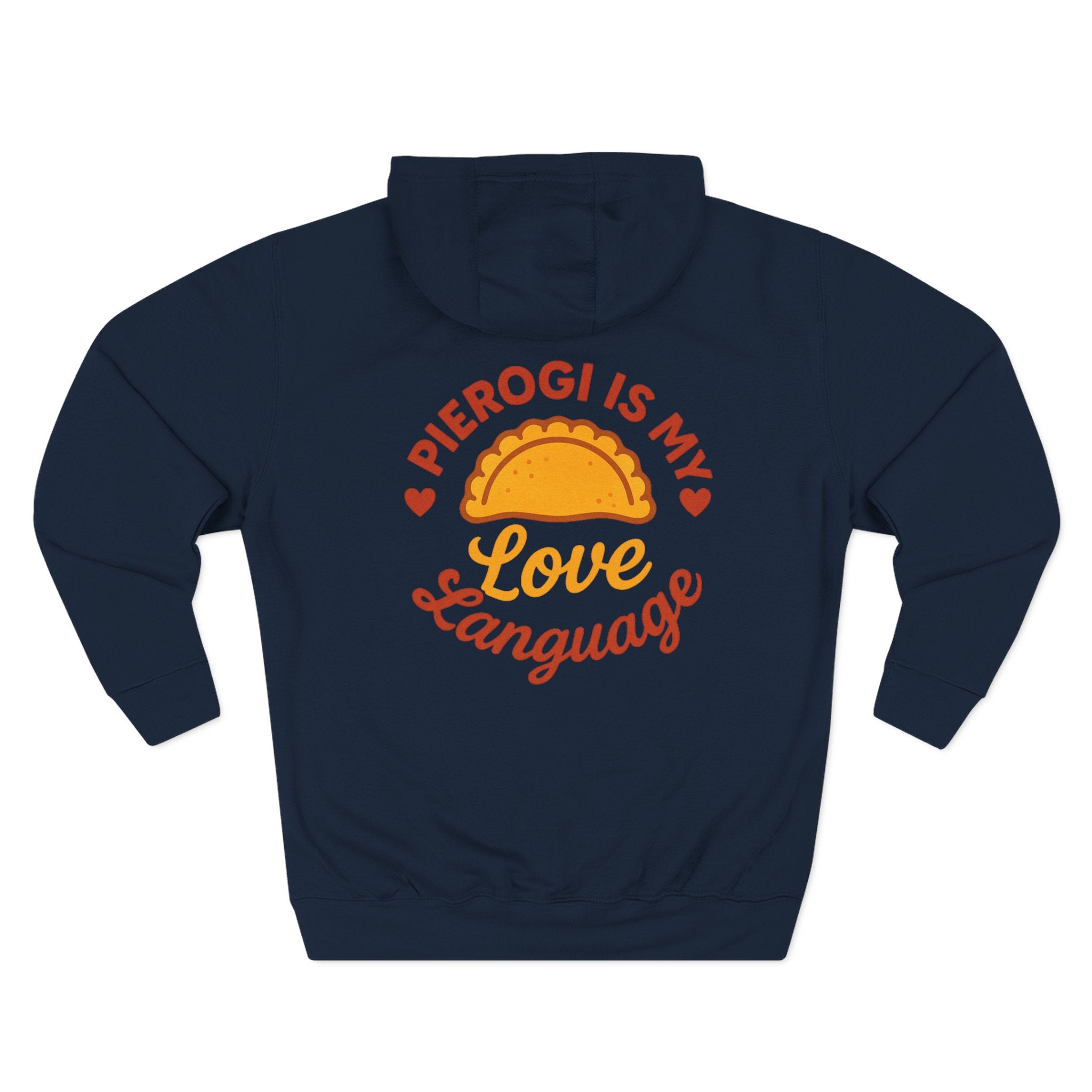 Pierogi Love Language Fleece Hoodie