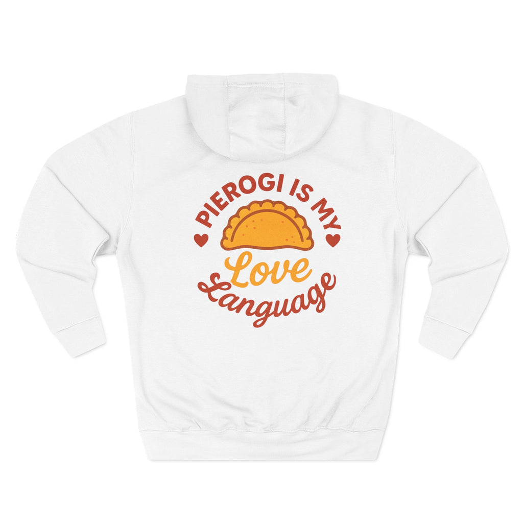 Pierogi Love Language Fleece Hoodie