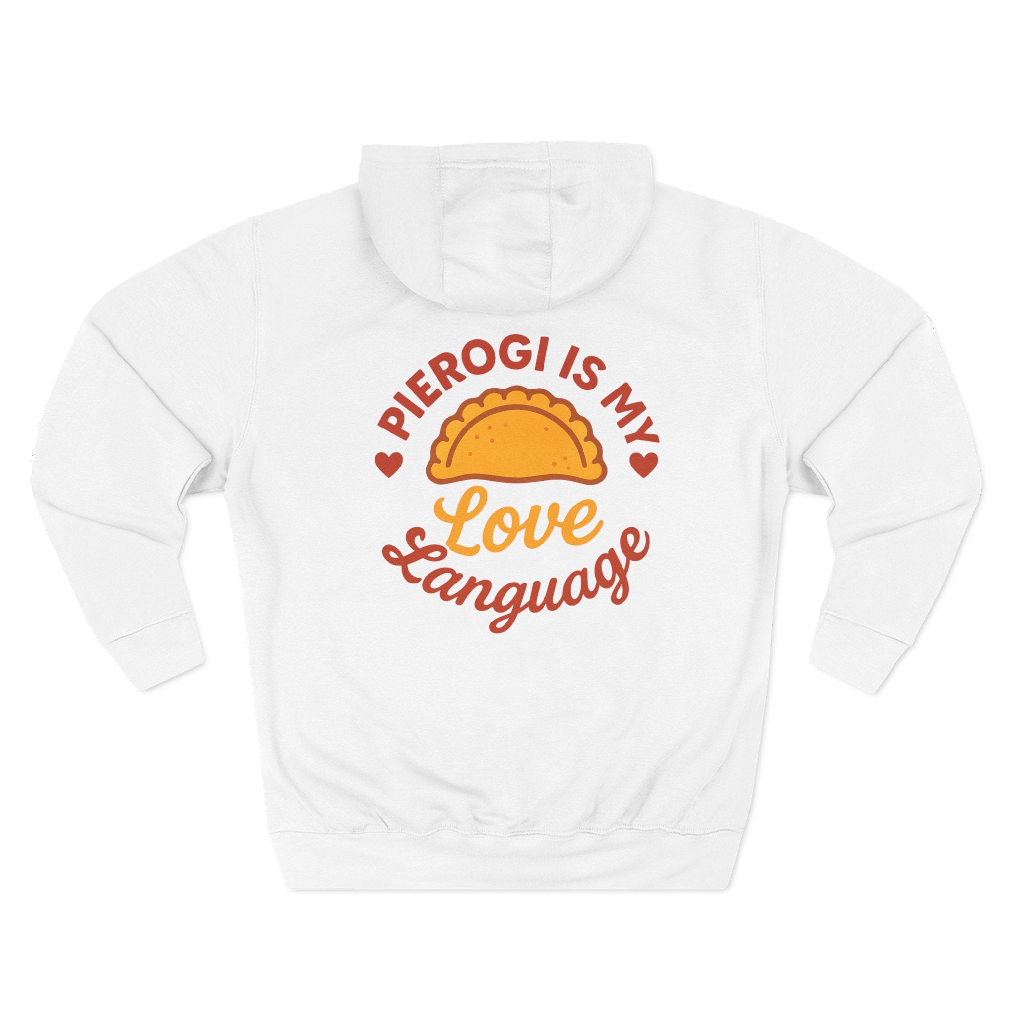 Pierogi Love Language Fleece Hoodie