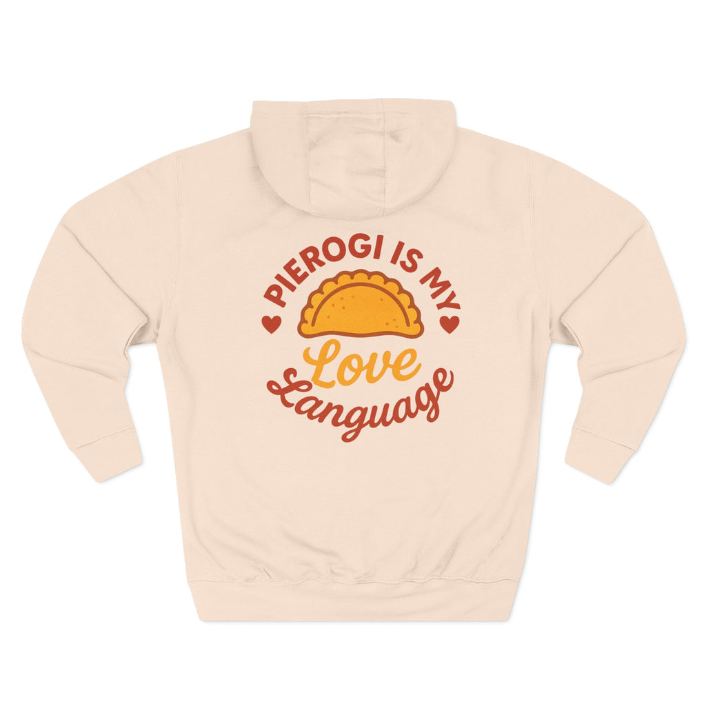 Pierogi Love Language Fleece Hoodie