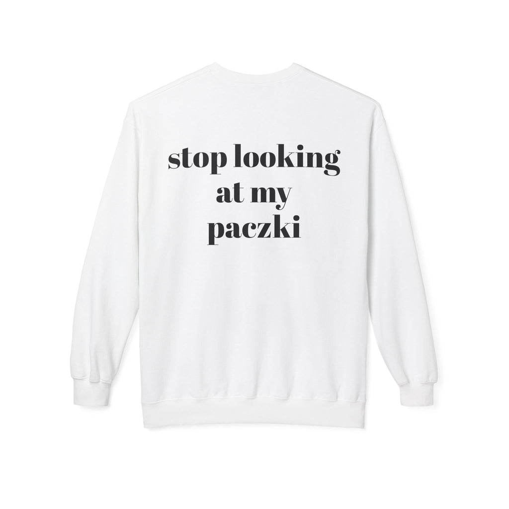 Crewneck Sweatshirt with Funny Paczki Boobs Design