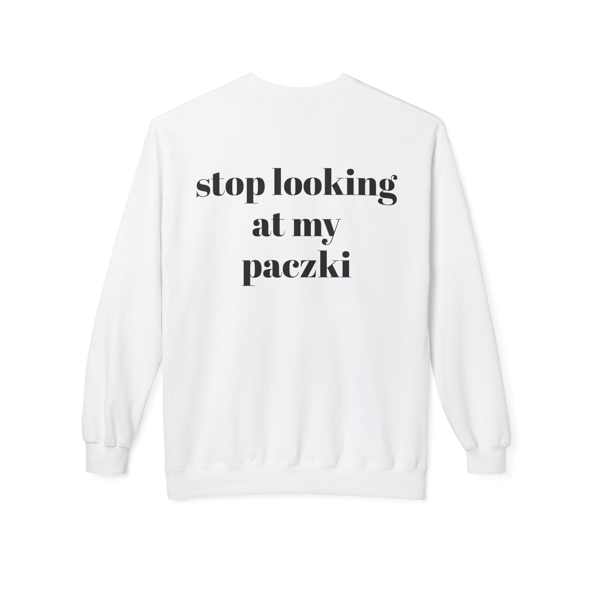 Crewneck Sweatshirt with Funny Paczki Boobs Design