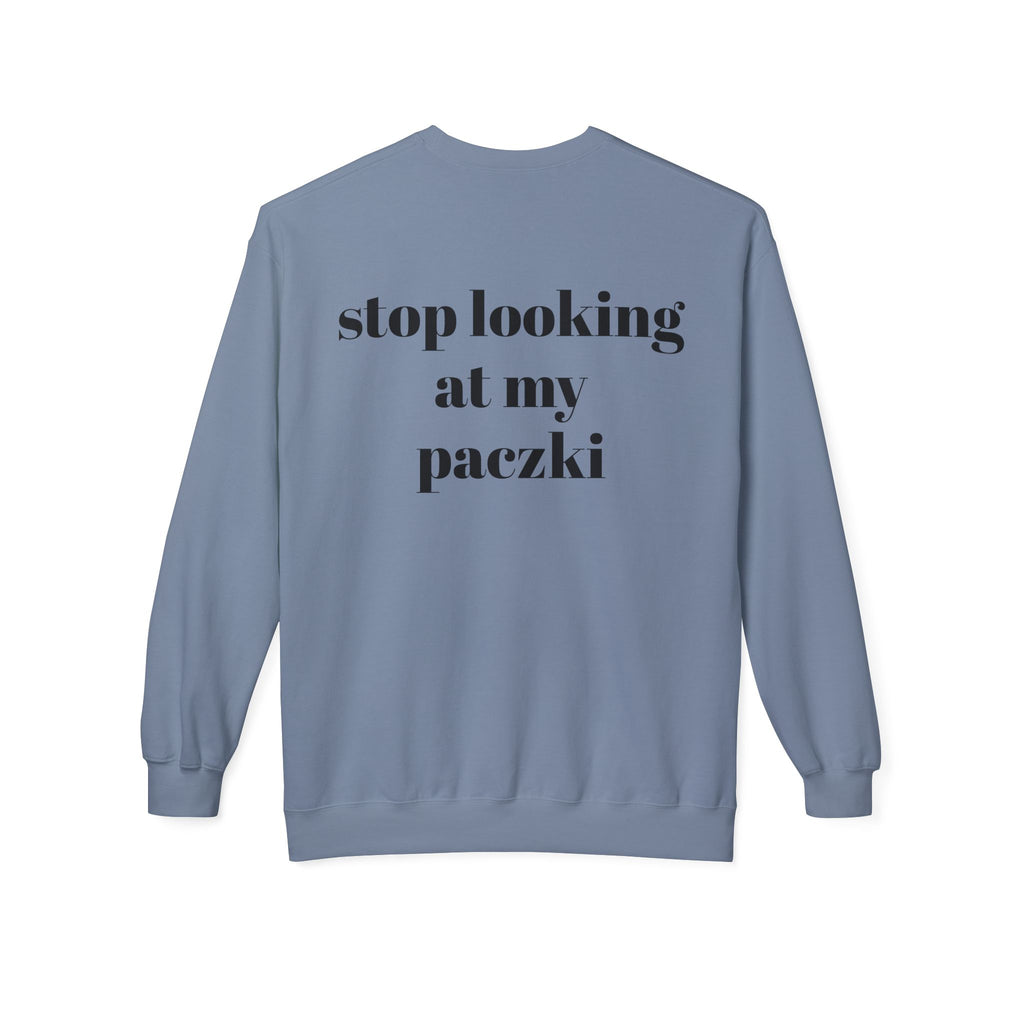 Crewneck Sweatshirt with Funny Paczki Boobs Design