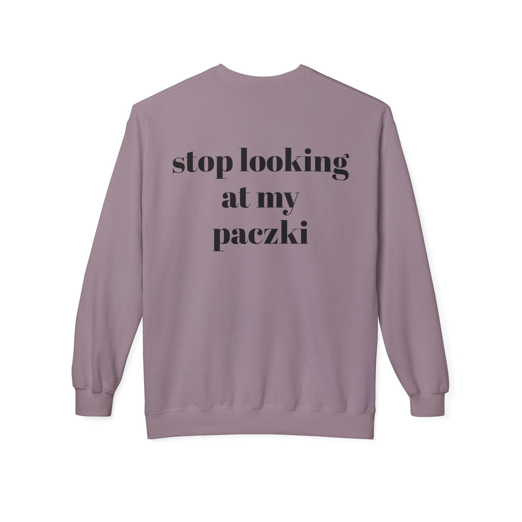 Crewneck Sweatshirt with Funny Paczki Boobs Design