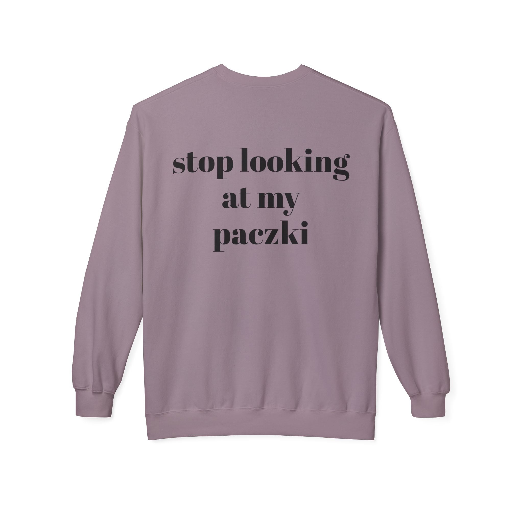 Crewneck Sweatshirt with Funny Paczki Boobs Design
