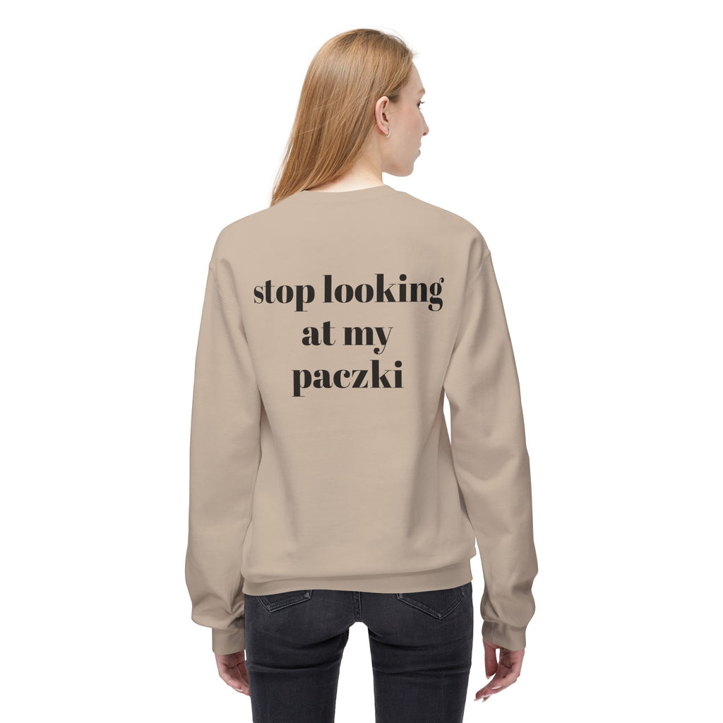 Crewneck Sweatshirt with Funny Paczki Boobs Design