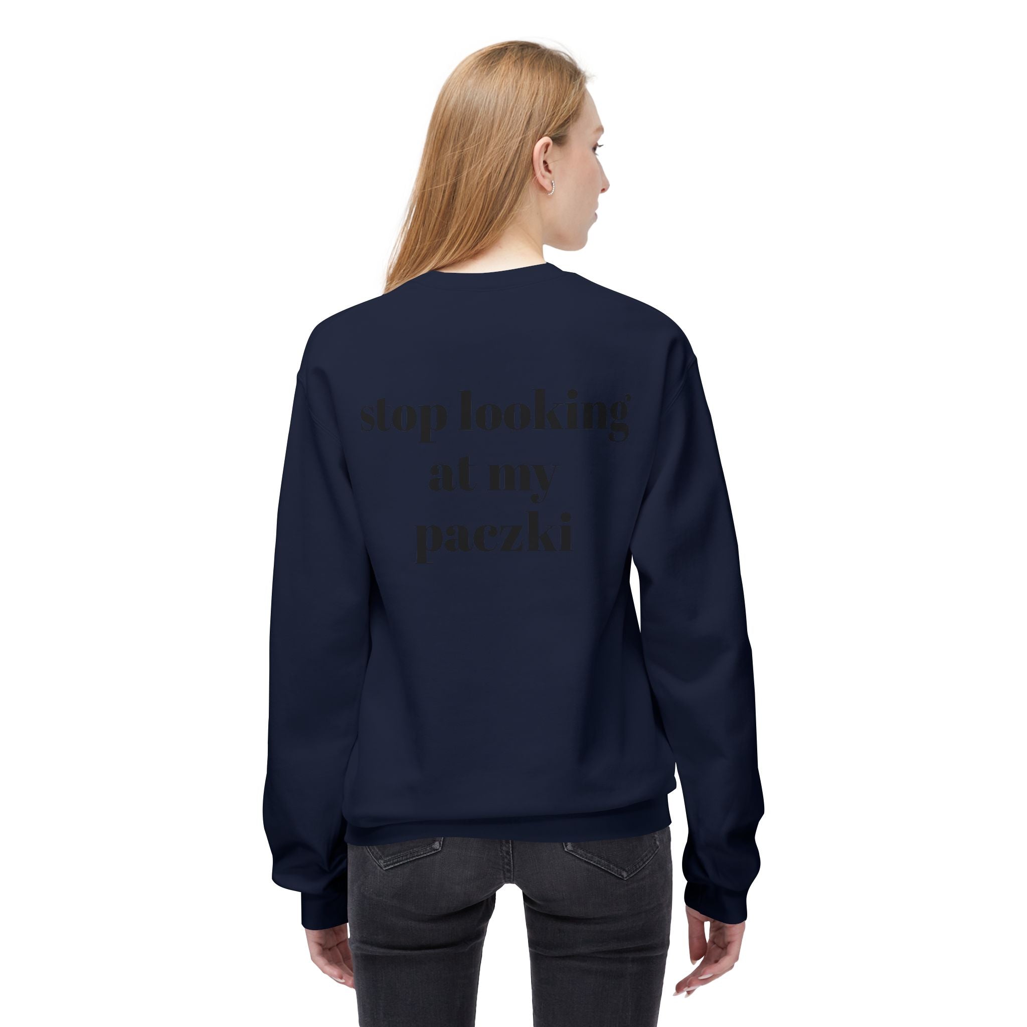 Crewneck Sweatshirt with Funny Paczki Boobs Design