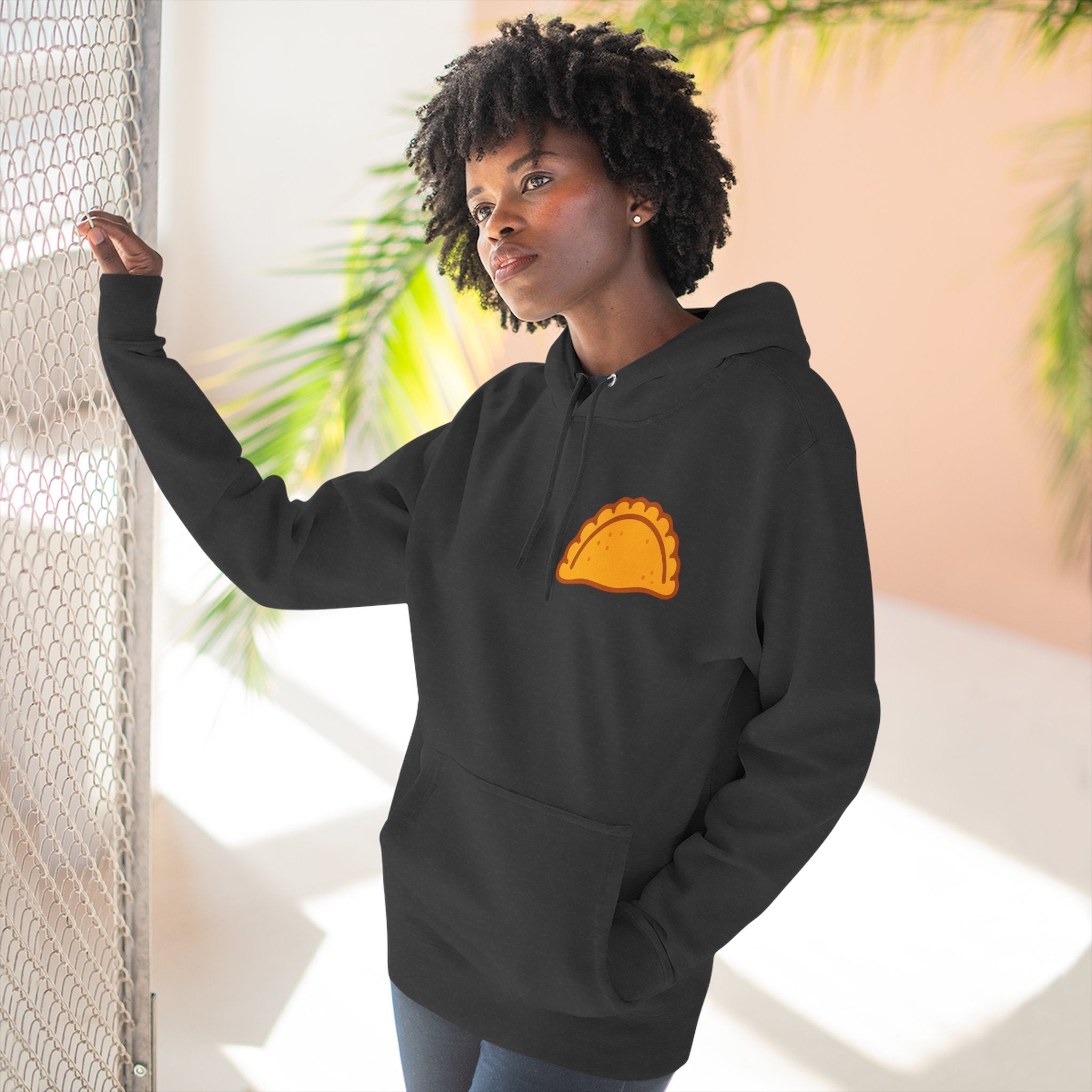 Pierogi Love Language Fleece Hoodie