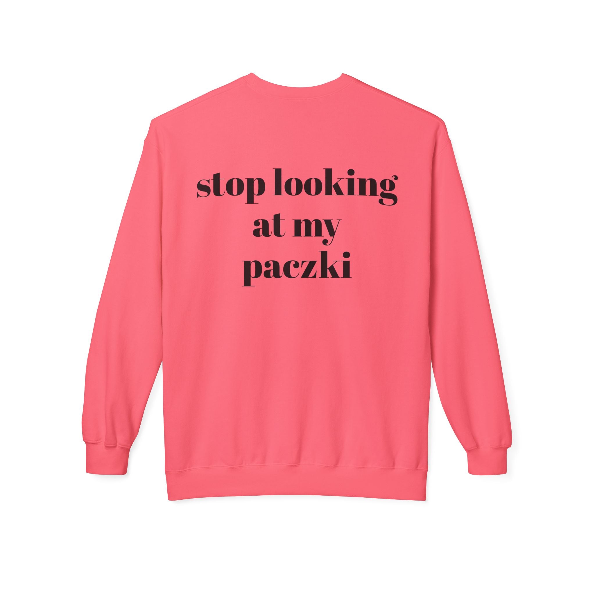 Crewneck Sweatshirt with Funny Paczki Boobs Design