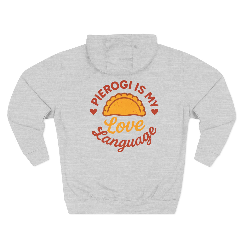 Pierogi Love Language Fleece Hoodie