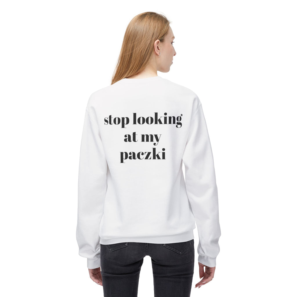 Crewneck Sweatshirt with Funny Paczki Boobs Design