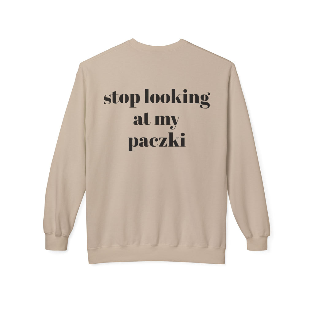 Crewneck Sweatshirt with Funny Paczki Boobs Design
