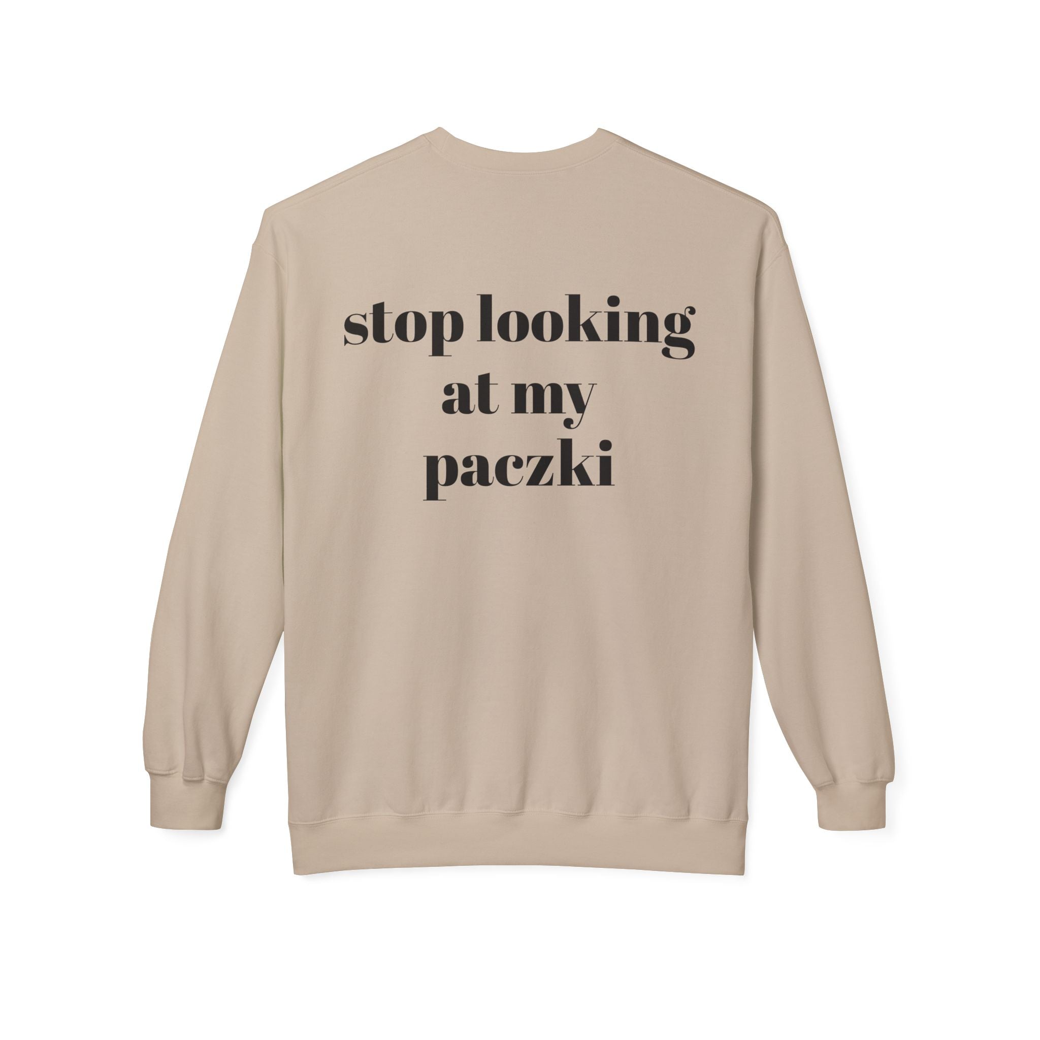 Crewneck Sweatshirt with Funny Paczki Boobs Design