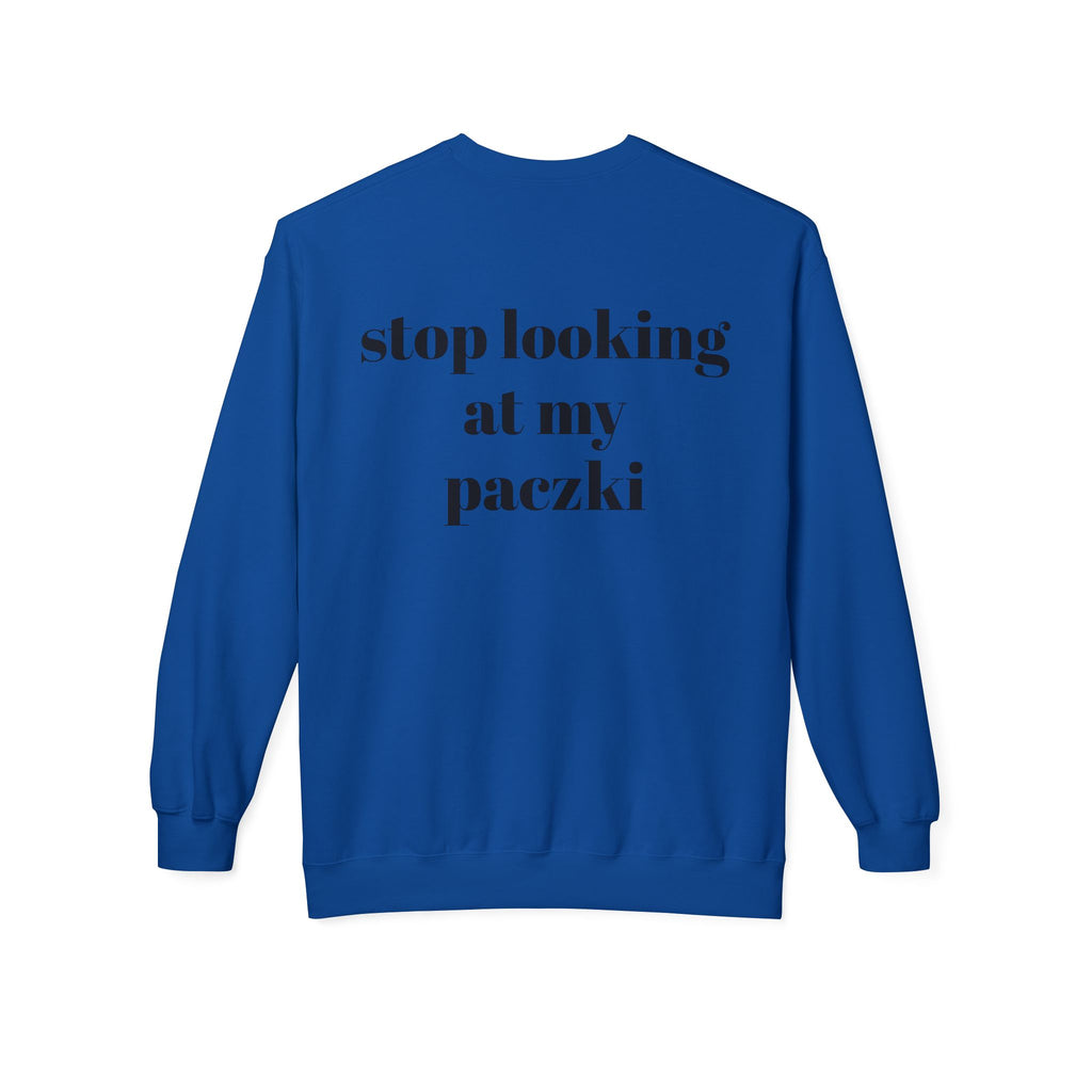 Crewneck Sweatshirt with Funny Paczki Boobs Design