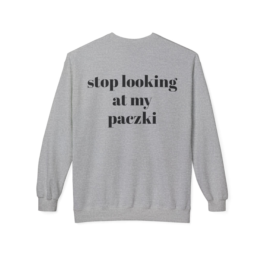 Crewneck Sweatshirt with Funny Paczki Boobs Design