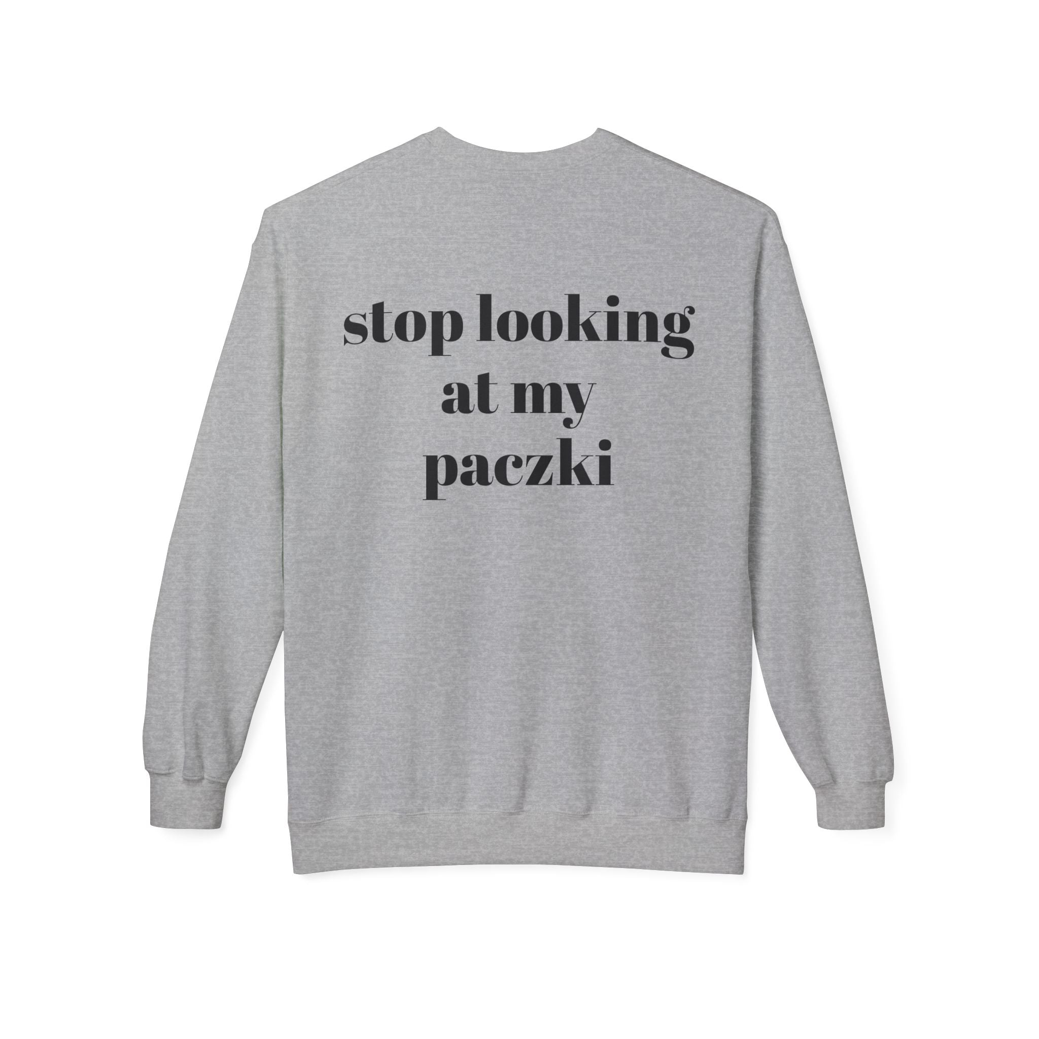 Crewneck Sweatshirt with Funny Paczki Boobs Design