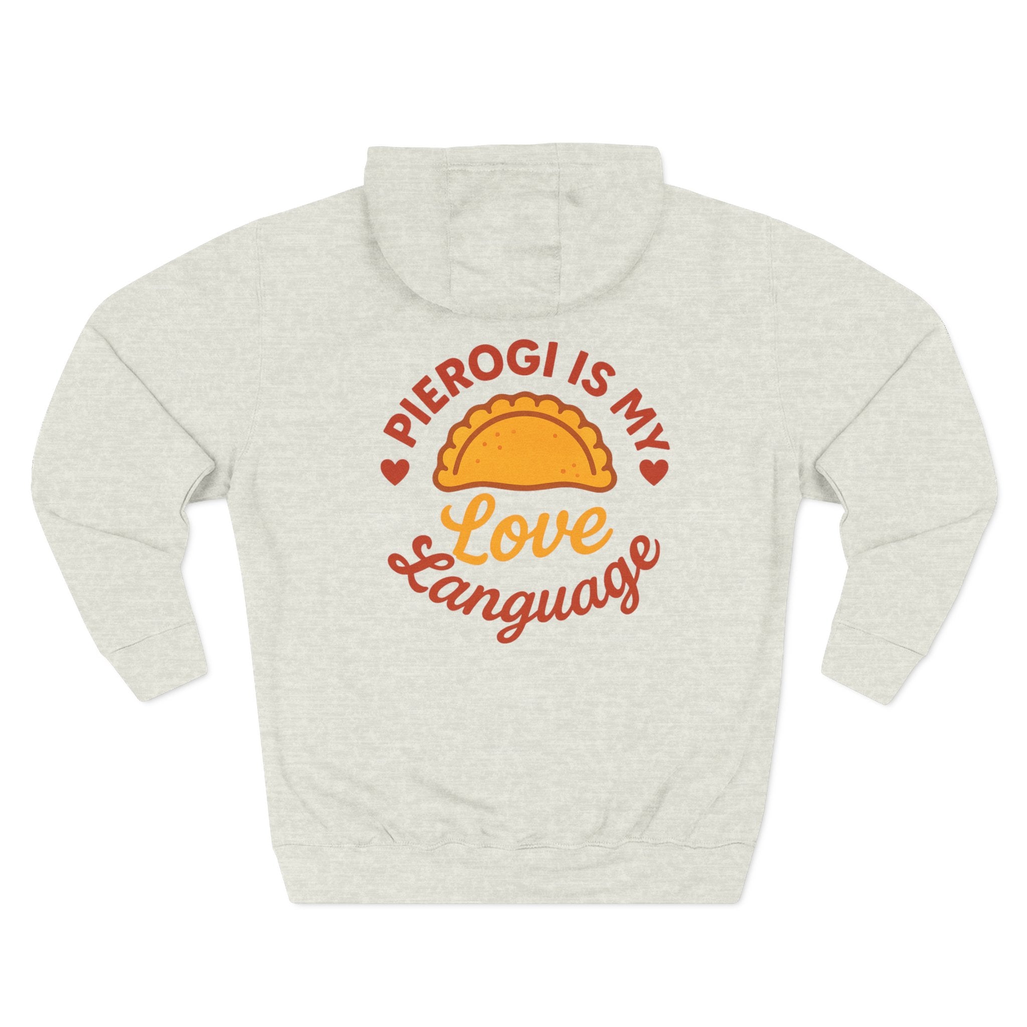 Pierogi Love Language Fleece Hoodie