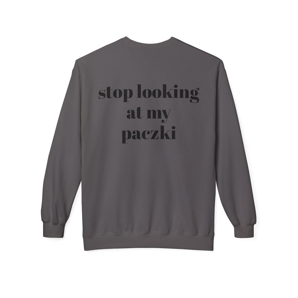 Crewneck Sweatshirt with Funny Paczki Boobs Design