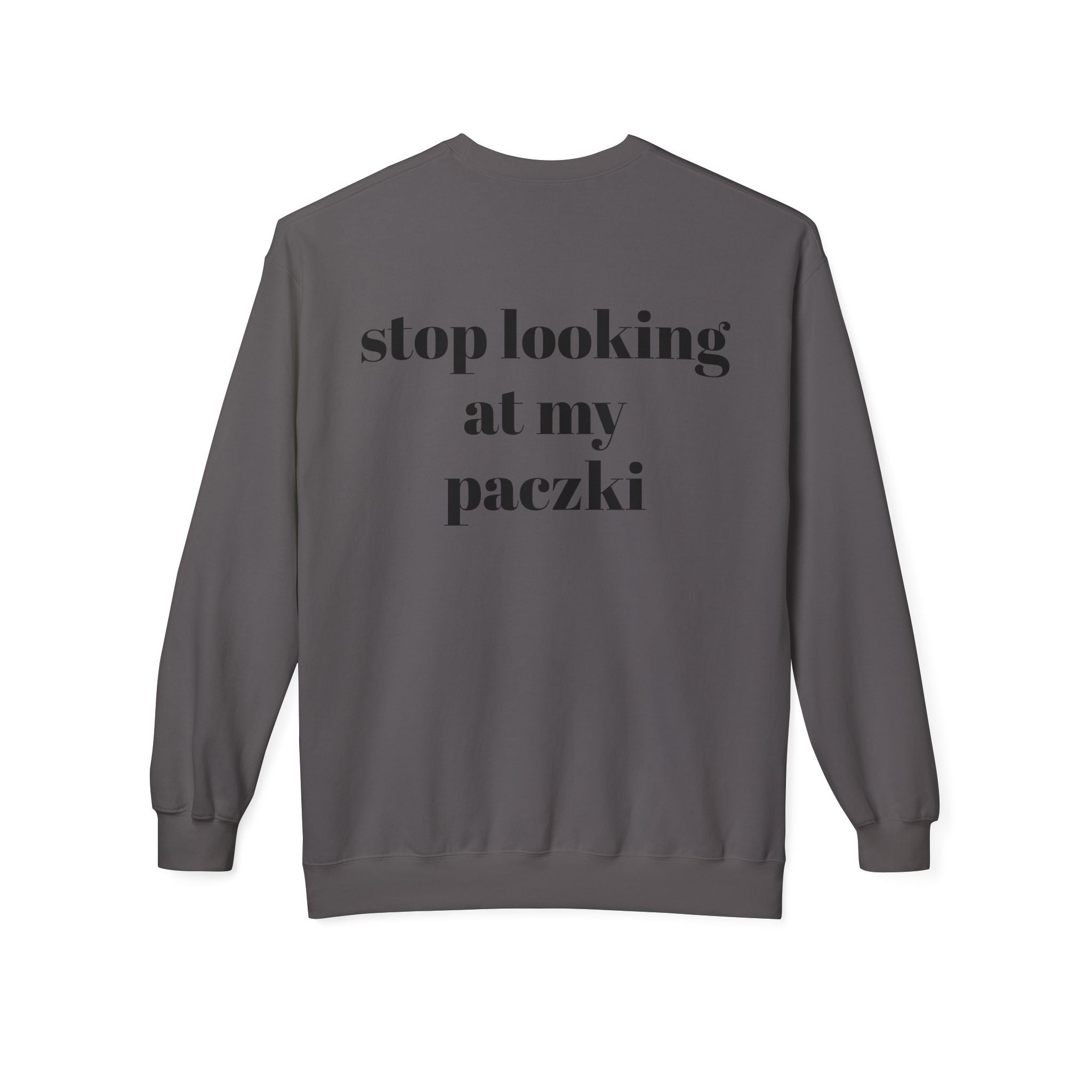 Crewneck Sweatshirt with Funny Paczki Boobs Design